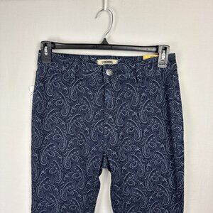 Rock and Roll Denim Paisley High Rise Flare Jeans Women's 29x32 NWT stretch dark